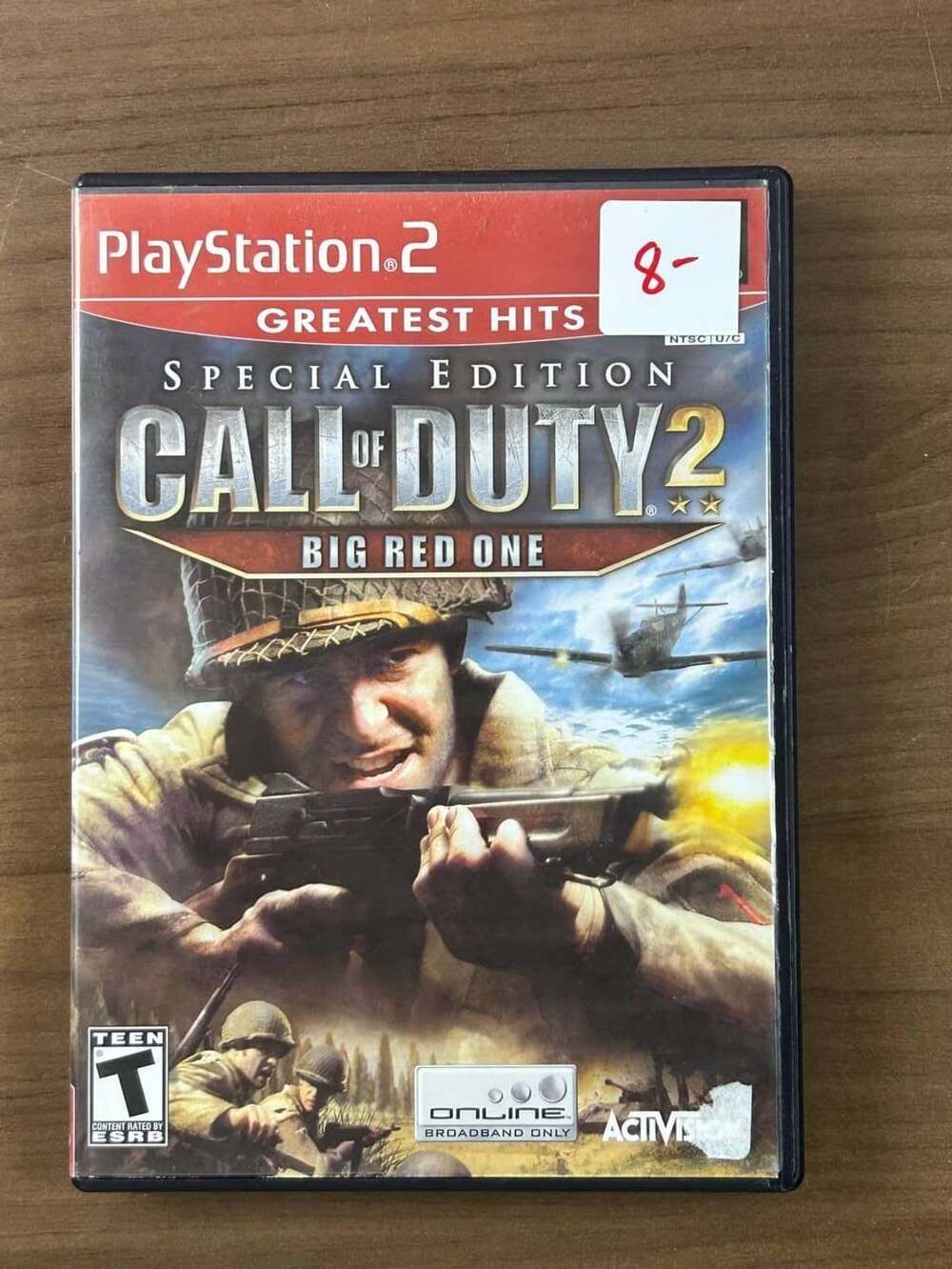 Call of Duty 2 Big Red One Special Edition PS2 Complete CIB w/ Manual NTSC